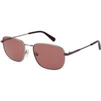 GANT Men's GA00018 5614S Square/Rectangle Sunglasses in Silver