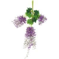 Garden Sanctuary 12pcs Artificial Purple Wisteria Hanging Vines