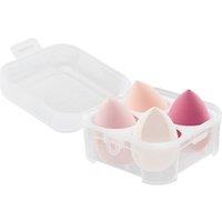 Garden Sanctuary 4Pcs Pink Makeup Sponge for Dry & Wet Dual-use