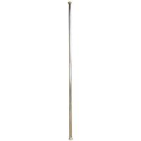 McAlpine Easilock Stainless Steel Shower Rail in Silver