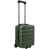 Cabin Max Anode 24L Hard Shell Twin Wheel Underseat Case - 40x30x20cm in Bottle Green | Size: 40 x 30 x 20 cm
