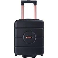 Cabin Max Anode 24L Hard Shell Twin Wheel Underseat Case - 40x30x20cm in True Black | Size: 40 x 30 x 20 cm