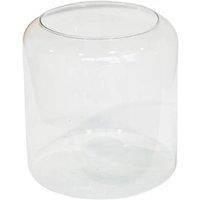 Lemon Pavilion Furniture and Decor Hurricane Lantern with Sand - Glass - L19 x W19 x H19 cm - Clear