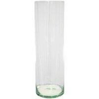Lemon Pavilion Furniture and Decor Cylinder Lantern with Sand - Glass - L12 x W12 x H26 cm - Clear