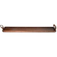 Lemon Pavilion Furniture and Decor Harvey Candle Tray - Acacia Wood - L12 x W50 x H1.75 cm - Walnut in Brown