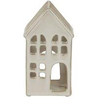 Lemon Pavilion Furniture and Decor Large House Tea Light Holder Decoration - L7 x W11 x H20 cm - White