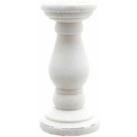 Lemon Pavilion Furniture and Decor Candle Holder - Ceramic - L14 x W14 x H30 cm - White