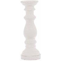 Lemon Pavilion Furniture and Decor Column Candle Holder - Ceramic - L14 x W14 x H38 cm - Matt White