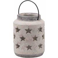 Lemon Pavilion Furniture and Decor Bloomville Large Star Lantern - Ceramic - L18 x W18 x H23 cm - Stone