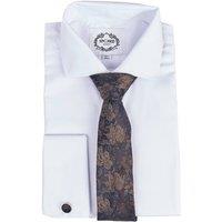 XPOSED Men's Floral Foliage Print Neck Tie