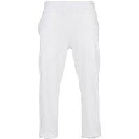Build Your Brand Men's Basic Jogging Bottoms in White | Size: 5XL