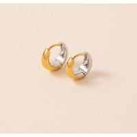 Jerne By Jodie Women's Alora Hoops - Two tone | Size: Small