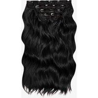 Lullabellz Women's Super Thick 22" 5 Piece Wave Hair Extensions in Natural Black
