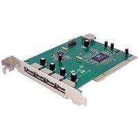 StarTech.com 7 Port Pci Usb Card Adapter in Green