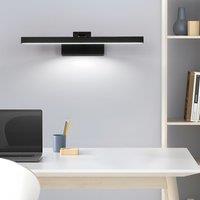Pheashine Black Adjustable LED Bathroom Vanity Light, 9W 6000K Cool White, 40cm