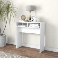 Berkfield Home Console Table White 78x30x80 cm Engineered Wood | Size: 78 x 30 x 80 cm