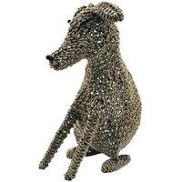 Minster 60cm Freestanding Sitting Dog - Seagrass - L48 x W52 x H60 cm in Brown