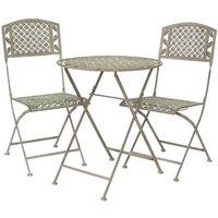 Ascalon Design Ltd Oak Leaf Bistro Set 3pc in Grey
