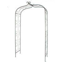 Ascalon Design Ltd Scroll Arch - Metal - L42 x W130 x H230 cm in Black