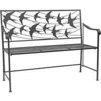Ascalon Design Ltd Swallow Back Bench - L43 x W115 x H82 cm - Black