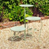Ascalon Design Ltd Woodland Plant Stand Folding - L18 x W45 x H95 cm - Green