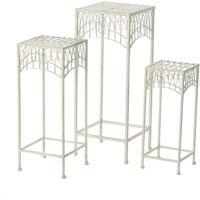 Ascalon Design Ltd Hampton Side Tables (Set of 3) - Cream