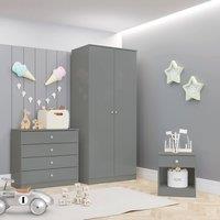 Seconique Denver Trio Set in Grey