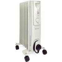 Rediffusion 1500W Oil Filled Radiator in White