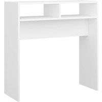 Berkfield Home Console Table White 78x30x80 cm Engineered Wood | Size: 78 x 30 x 80 cm