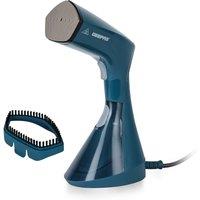 Geepas Garment Clothes Steamer Handheld with Fabric Brush 250ml in Blue