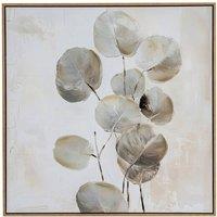 Lemon Pavilion Furniture and Decor Silvra Hand Painted Canvas in Frame - Wood - L3 x W80 x H80cm - Multi