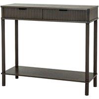 Lemon Pavilion Furniture and Decor Reed Collection 2 Drawer Console Table - Wood - L33xW90xH80 cm - Brown