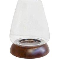 Lemon Pavilion Furniture and Decor Harvey Cylinder Lantern - Walnut - L21 x W21 x H28.5 cm - Brown