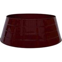 Lemon Pavilion Furniture and Decor Christmas Tree Skirt - Iron - L67 x W67 x H26 cm - Bordeaux in Brown