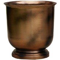 Lemon Pavilion Furniture and Decor Outdoor Hampton Urn - Metal - L34 x W34 x H35 cm - Copper