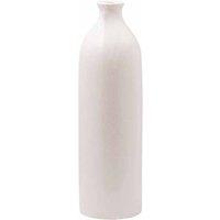 Lemon Pavilion Furniture and Decor Garda Glazed Gisela Vase - Ceramic - L18 x W18 x H51 cm - White