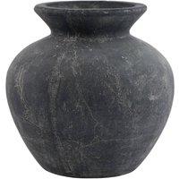 Lemon Pavilion Furniture and Decor Amalfi Vase - Ceramic - L31 x W31 x H30 cm - Grey