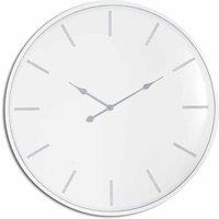 Lemon Pavilion Furniture and Decor Brandon Large Wall Clock - Metal - L5 x W80 x H80 cm - White