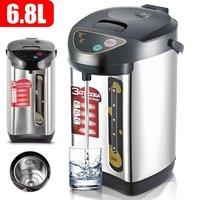 Ventryn 6.8L Hot Water Dispenser 304 Stainless Steel 3 Temp Settings LED in Silver