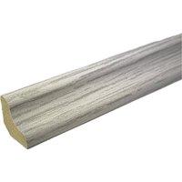 Vinyl Flooring UK Laminate & Wood Floor Scotia Beading 802 (2.4m Length) Pack of 10 in Grey