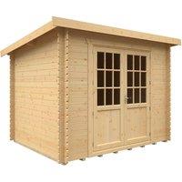 Buttercup Farm 10x8 The Kingsley 28mm Cabin - L295 x W235 x H232.8 cm in Natural