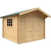 Buttercup Farm 10x10 The Marlborough 28mm Cabin - L295 x W295 x H261.6 cm in Natural