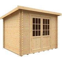 Buttercup Farm 10x8w The Kingsley Plus 44mm Cabin - L295 x W235 x H232.8 cm in Natural