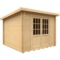 Buttercup Farm 10x10w The Kingsley Plus 44mm Cabin - L295 x W295 x H232.8 cm in Natural