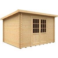 Buttercup Farm 12x10w The Kingsley Plus 44mm Cabin - L355 x W295 x H232.8 cm in Natural