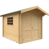 Buttercup Farm 10x8w The Marlborough Plus 44mm Cabin - L295 x W235 x H251.3 cm in Natural