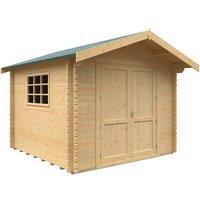 Buttercup Farm 10x10w Marlborough Plus 44mm Cabin - L295 x W295 x H261.6 cm in Natural
