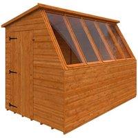 Buttercup Farm 10x6 Jewel Potting Shed 12mm Shed - L295 x W175 x H217 cm in Burnt Orange
