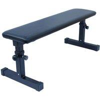 FLAVORA Heavy Duty Flat Weight Lifting Bench in Black | Size: 0-12 m