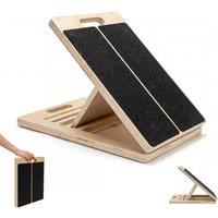 Kelvenix Adjustable Slant Board Calf Stretcher Stretch Board in Natural | Size: 0-12 m